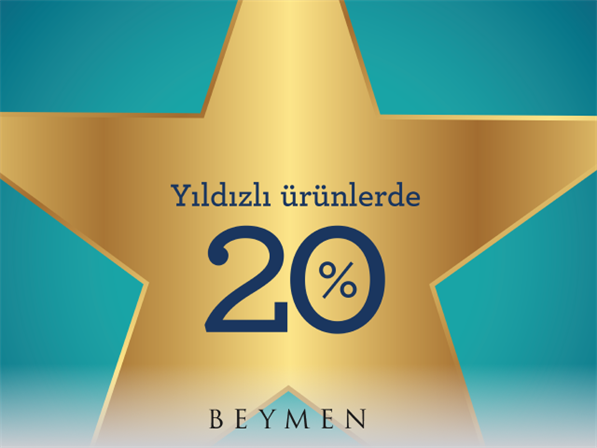 Beymen’lerde Yıldızlı ürün alışverişlerinde %50’ye varan indirime ek %20 indirim!