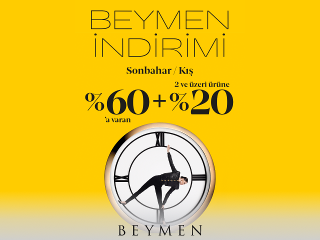 Beymen’lerde 2 ve üzeri ürün alışverişine ek %20 indirim!